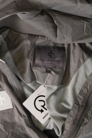 Ανδρικό μπουφάν Cross Sportswear, Μέγεθος L, Χρώμα Γκρί, Τιμή 126,19 €
