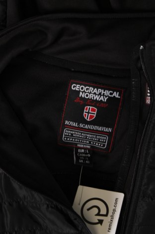 Мъжко яке Geographical Norway, Размер L, Цвят Черен, Цена 112,00 лв.