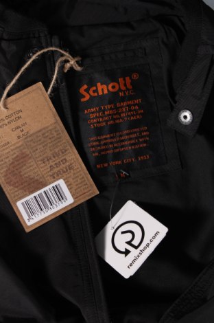 Мъжко яке Schott, Размер M, Цвят Черен, Цена 169,56 лв.