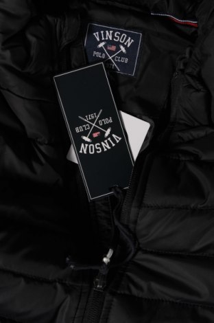 Мъжко яке Vinson Polo Club, Размер M, Цвят Черен, Цена 24,64 лв.