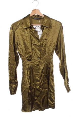 Kleid Bershka, Größe XS, Farbe Grün, Preis 23,71 €
