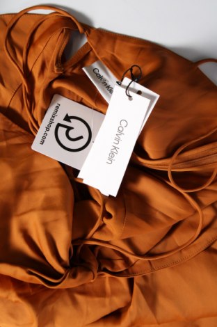 Kleid Calvin Klein, Größe S, Farbe Braun, Preis € 126,80