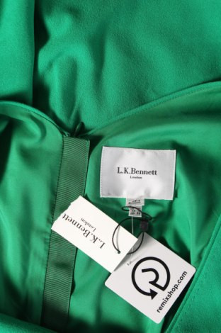Рокля LK Bennett, Размер L, Цвят Зелен, Цена 220,15 лв.