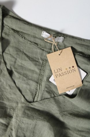 Φόρεμα Lin Passion, Μέγεθος L, Χρώμα Πράσινο, Τιμή 36,99 €