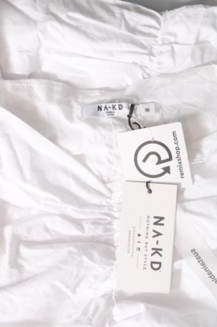 Šaty  NA-KD, Velikost S, Barva Bílá, Cena  1 478,00 Kč