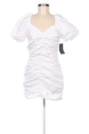 Šaty  NA-KD, Velikost S, Barva Bílá, Cena  370,00 Kč