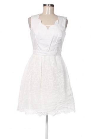Kleid Naf Naf, Größe M, Farbe Weiß, Preis 40,82 €