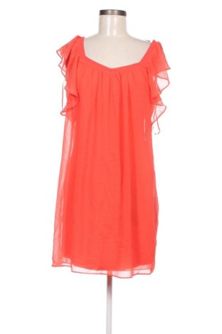 Kleid Naf Naf, Größe S, Farbe Orange, Preis 7,89 €