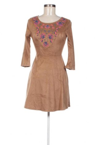 Kleid Springfield, Größe XS, Farbe Braun, Preis 6,31 €