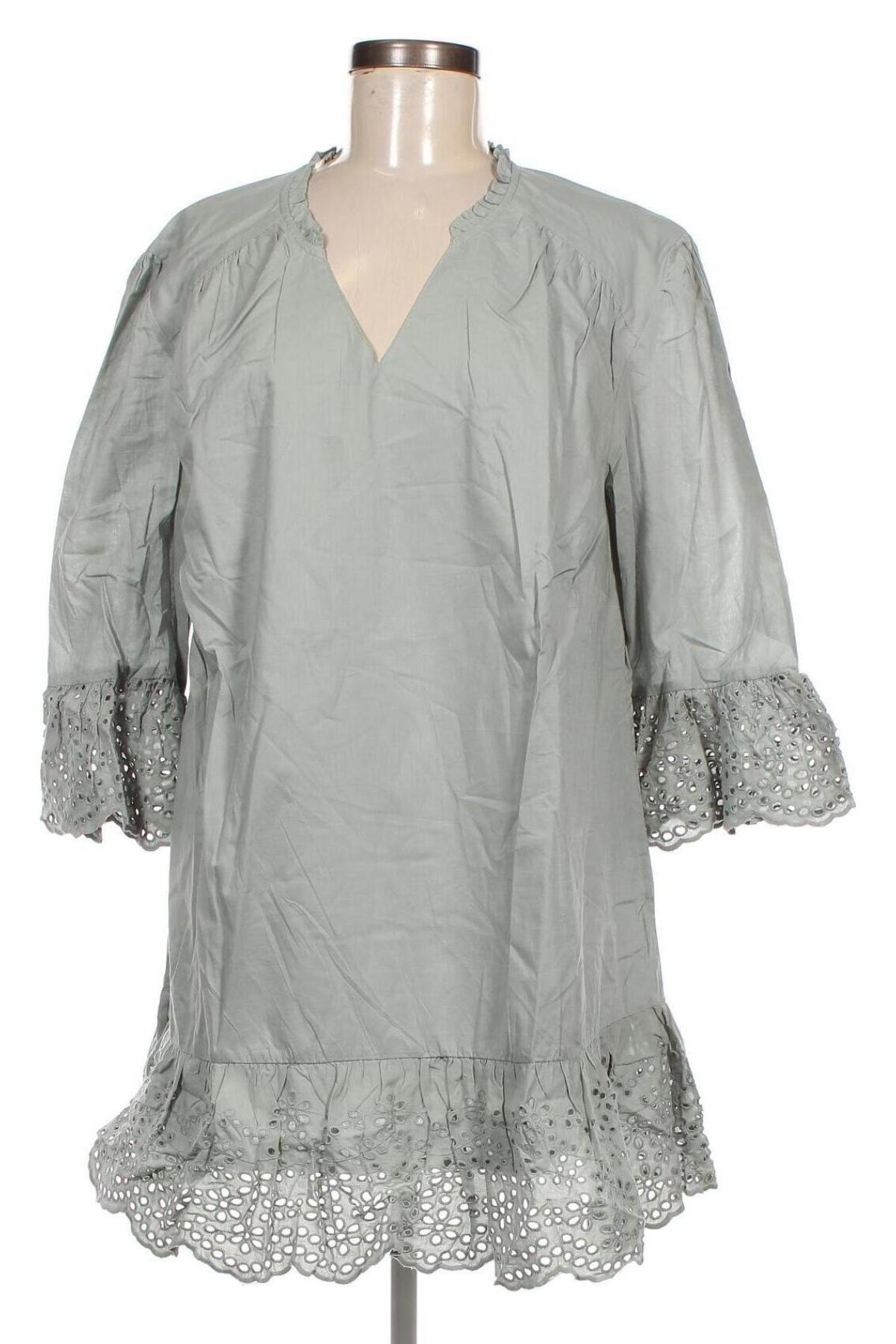 Дамска блуза Sheego, Размер XXL, Цвят Зелен, Цена 72,00 лв.
