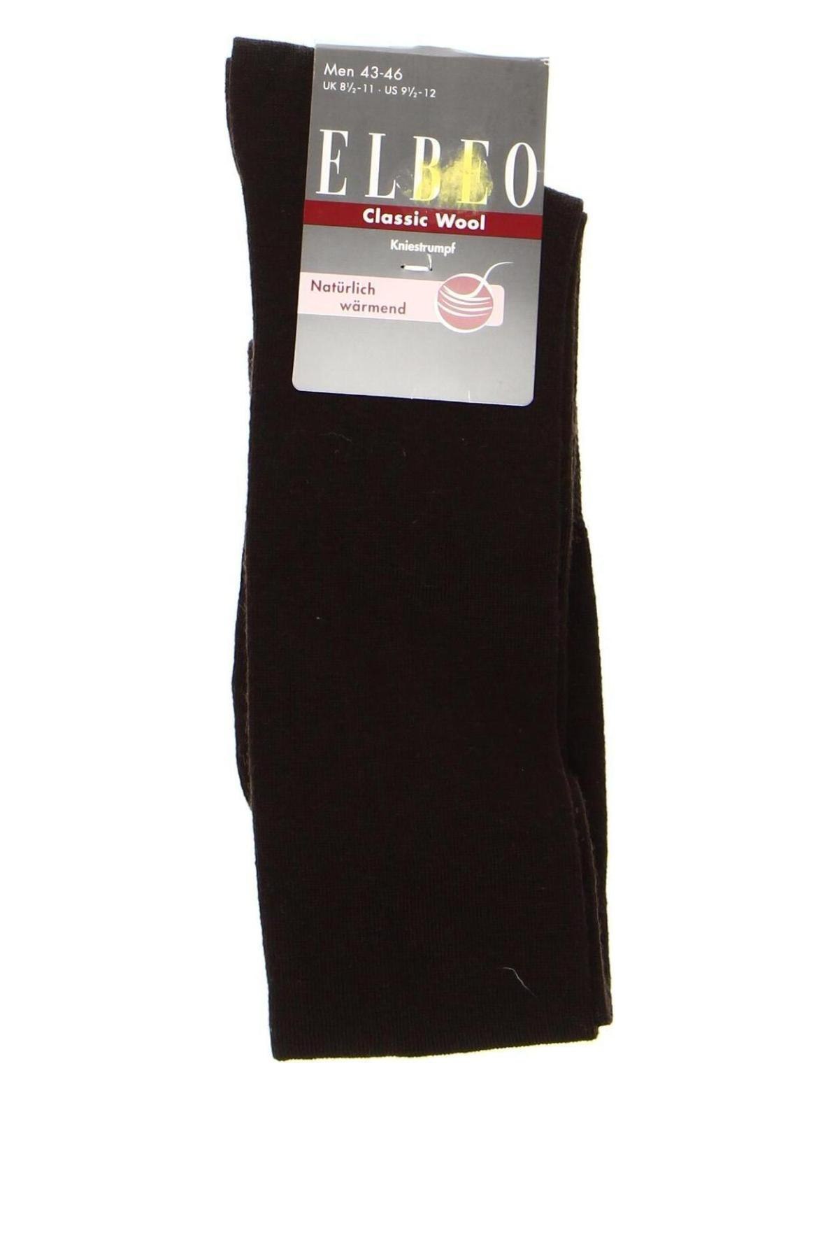 Чорапи Elbeo, Размер XL, Цвят Кафяв, Цена 27,37 лв.