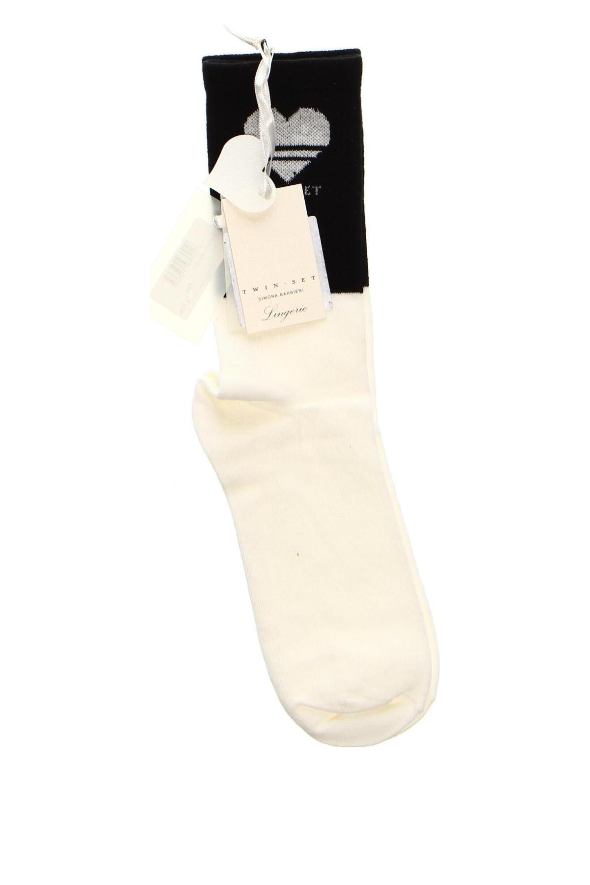 Чорапи TWINSET, Размер L, Цвят Бял, Цена 32,00 лв.