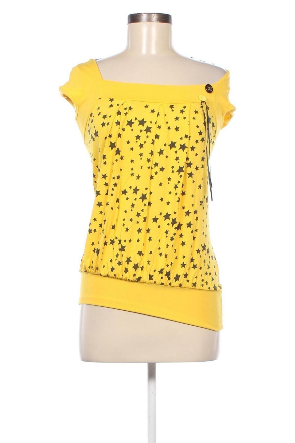 Дамска блуза, Размер M, Цвят Жълт, Цена 9,80 лв.