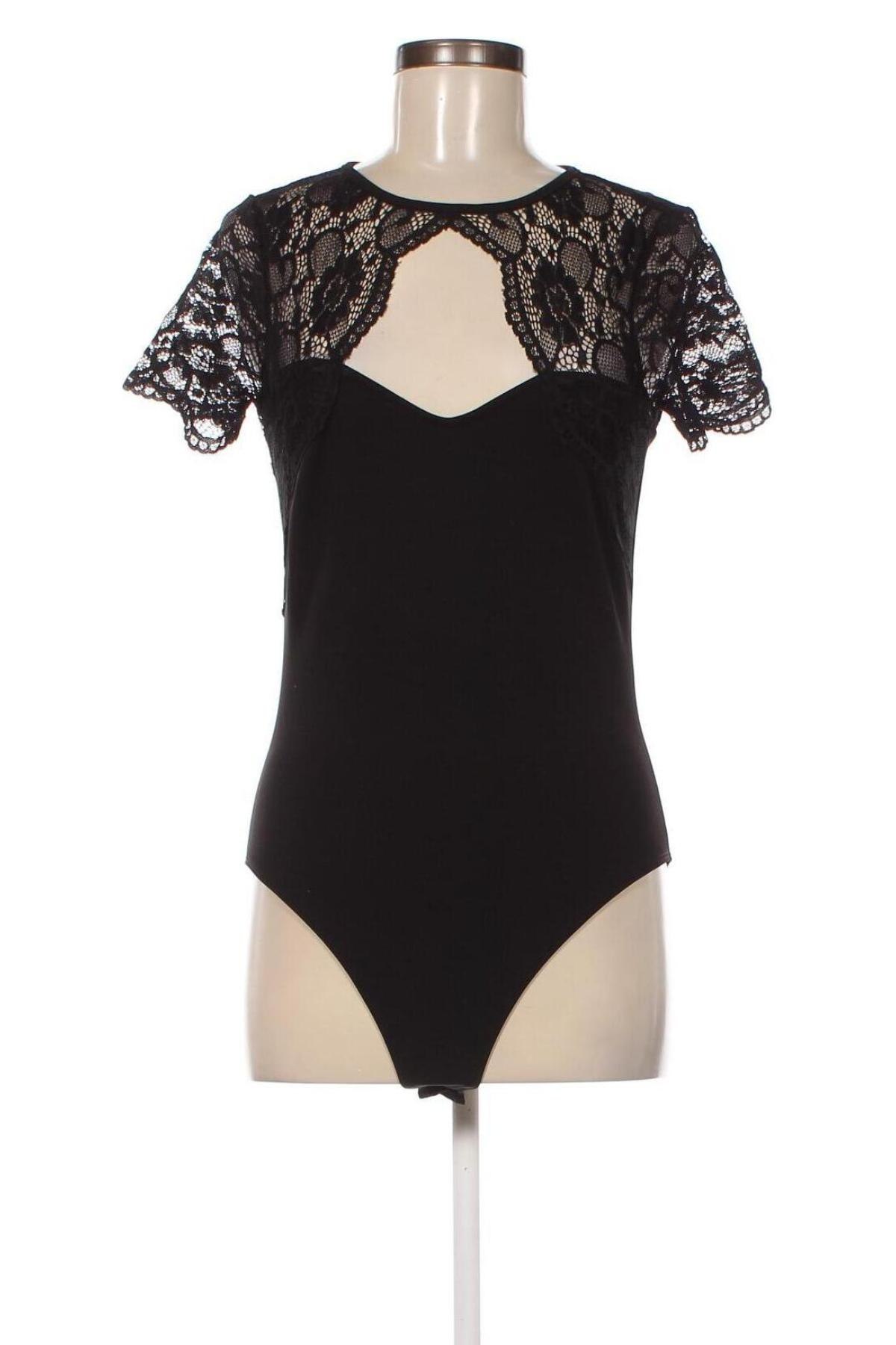 Γυναικεία μπλούζα-Κορμάκι Lipsy London, Μέγεθος M, Χρώμα Μαύρο, Τιμή 5,59 €