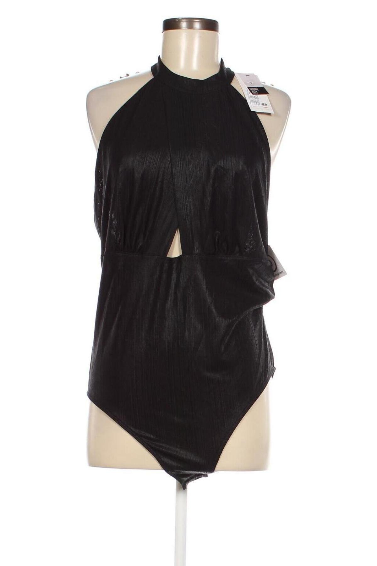 Γυναικεία μπλούζα-Κορμάκι Terranova, Μέγεθος XL, Χρώμα Μαύρο, Τιμή 10,74 €