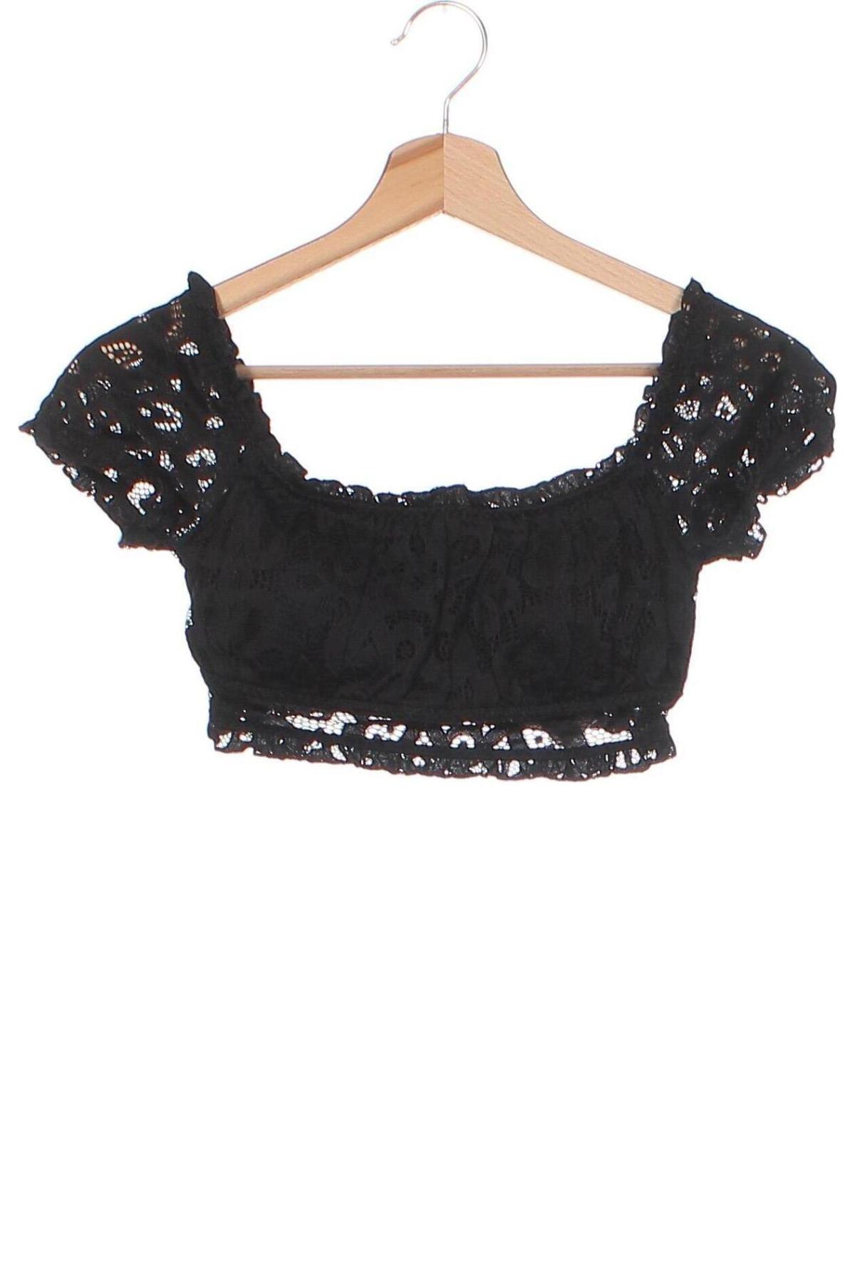 Damen Shirt Abercrombie & Fitch, Größe XS, Farbe Schwarz, Preis € 18,40