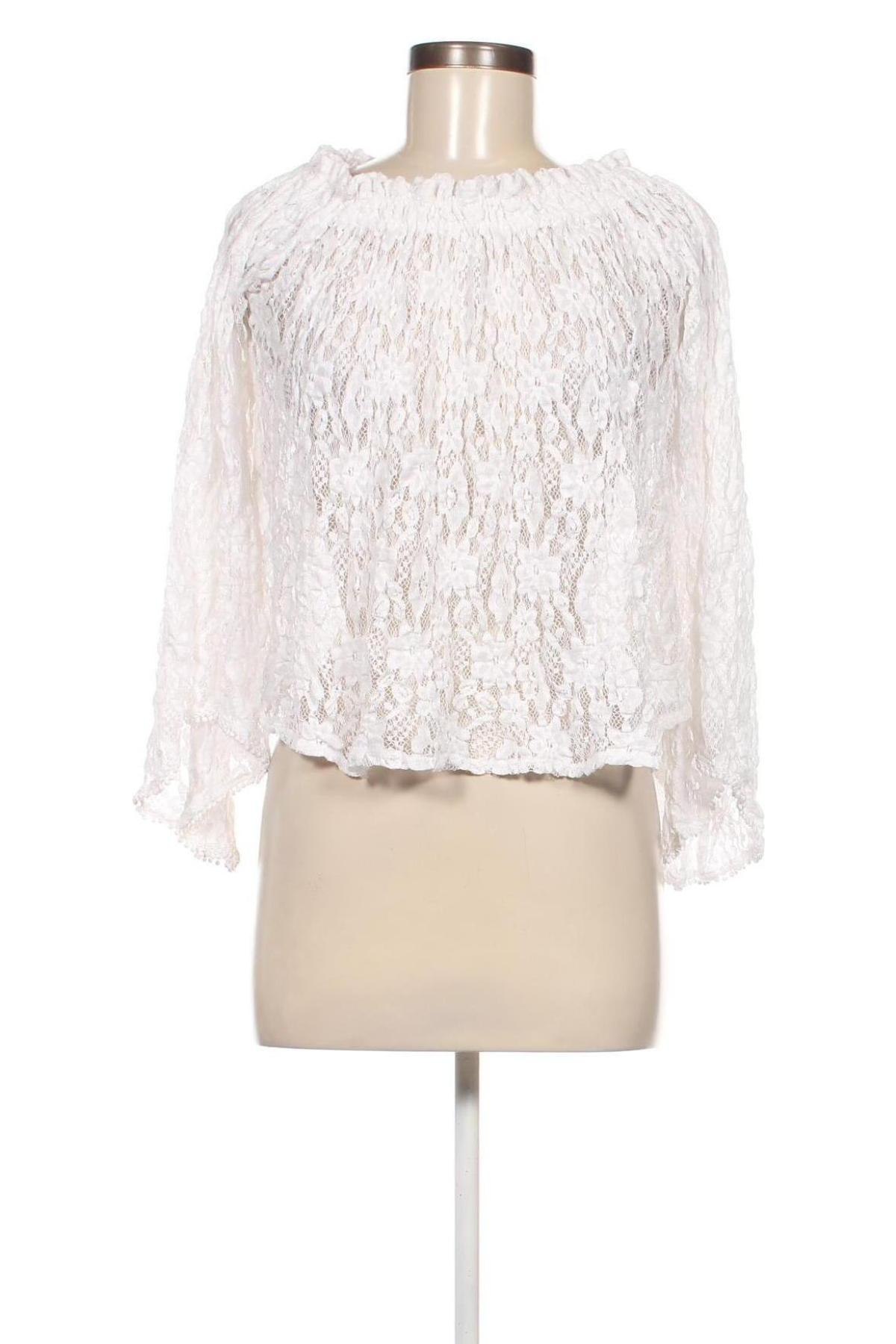 Γυναικεία μπλούζα Abercrombie & Fitch, Μέγεθος M, Χρώμα Λευκό, Τιμή 11,78 €