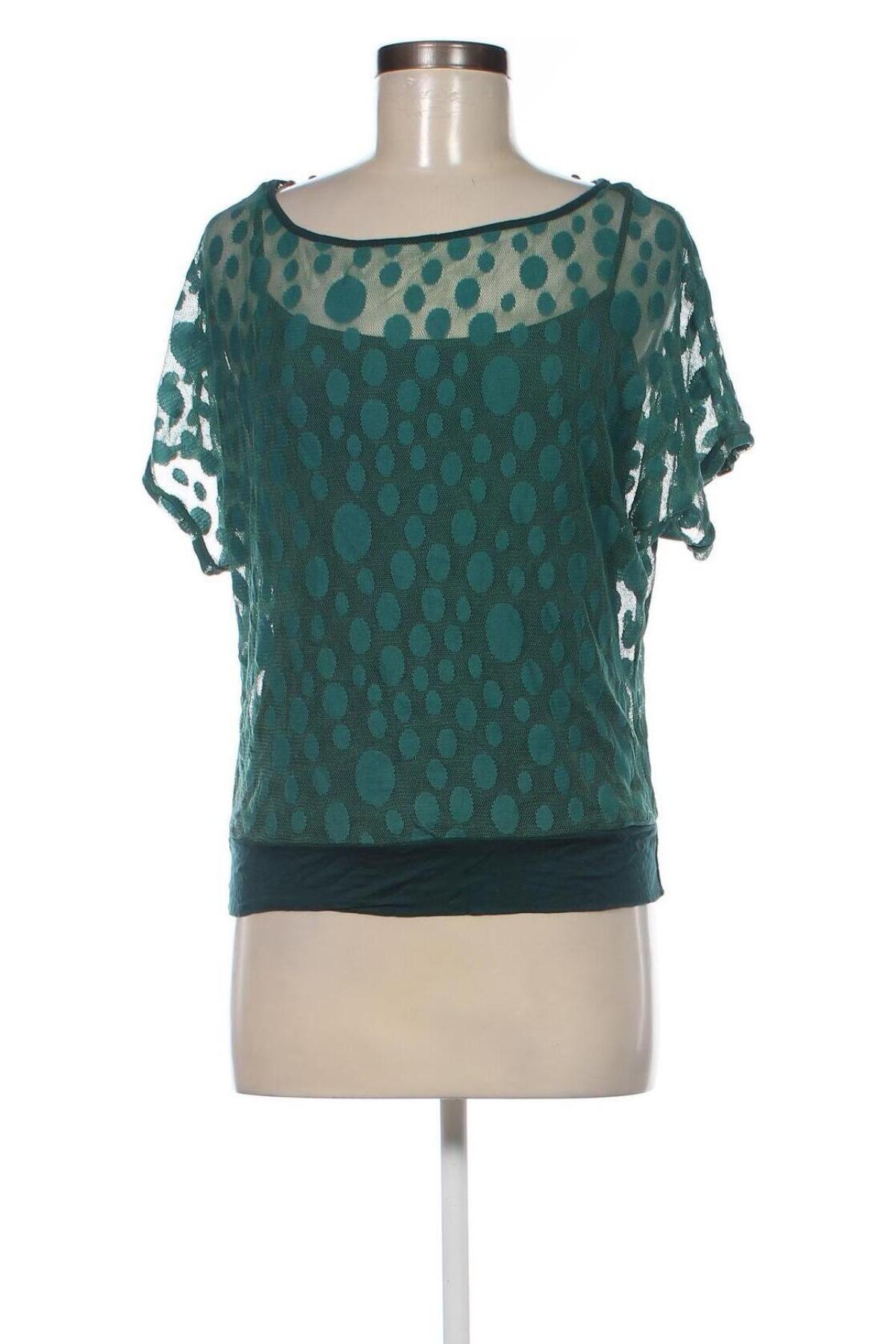 Дамска блуза Ann Christine, Размер S, Цвят Зелен, Цена 4,37 лв.