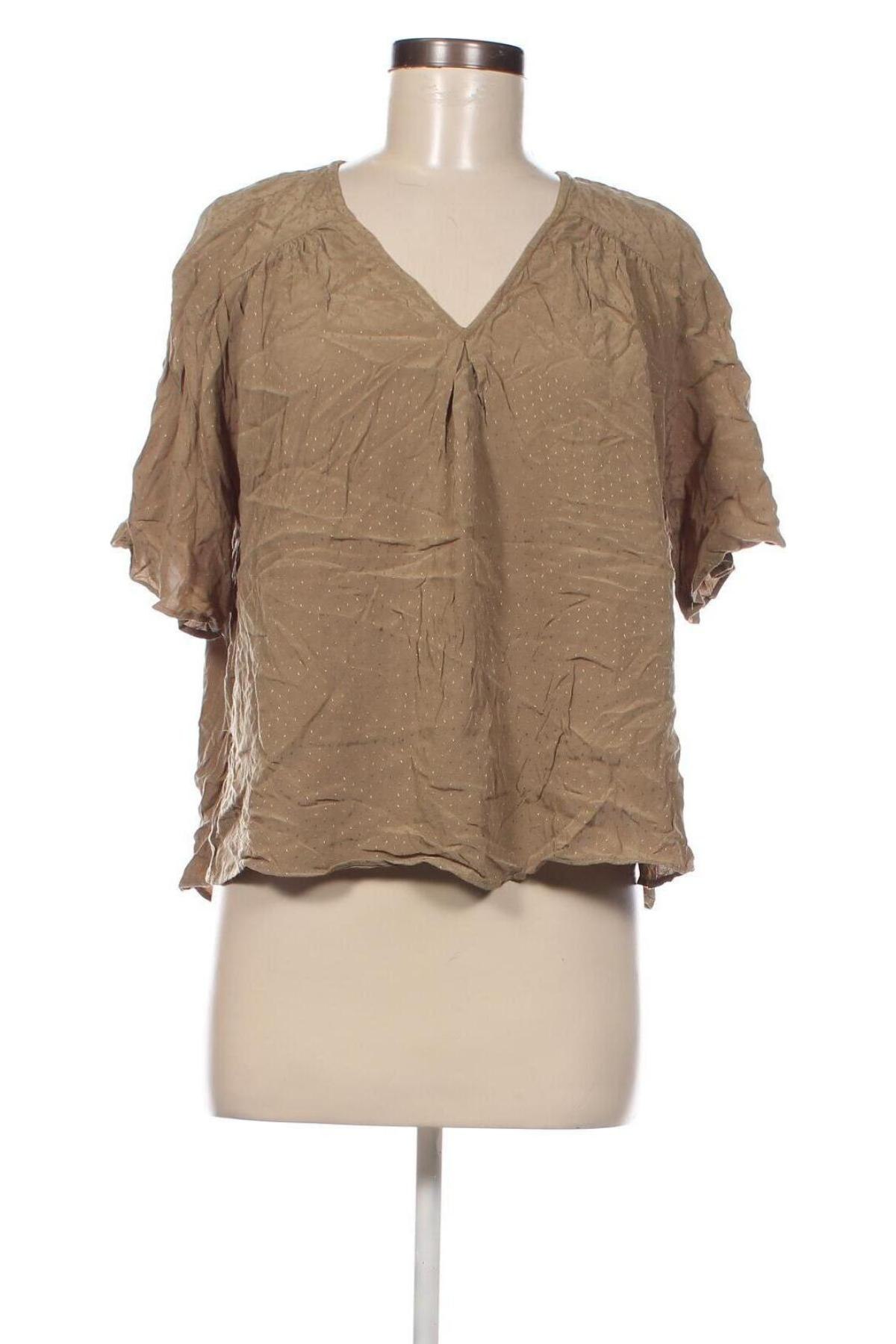 Дамска блуза Anna Glover x H&M, Размер L, Цвят Зелен, Цена 4,75 лв.