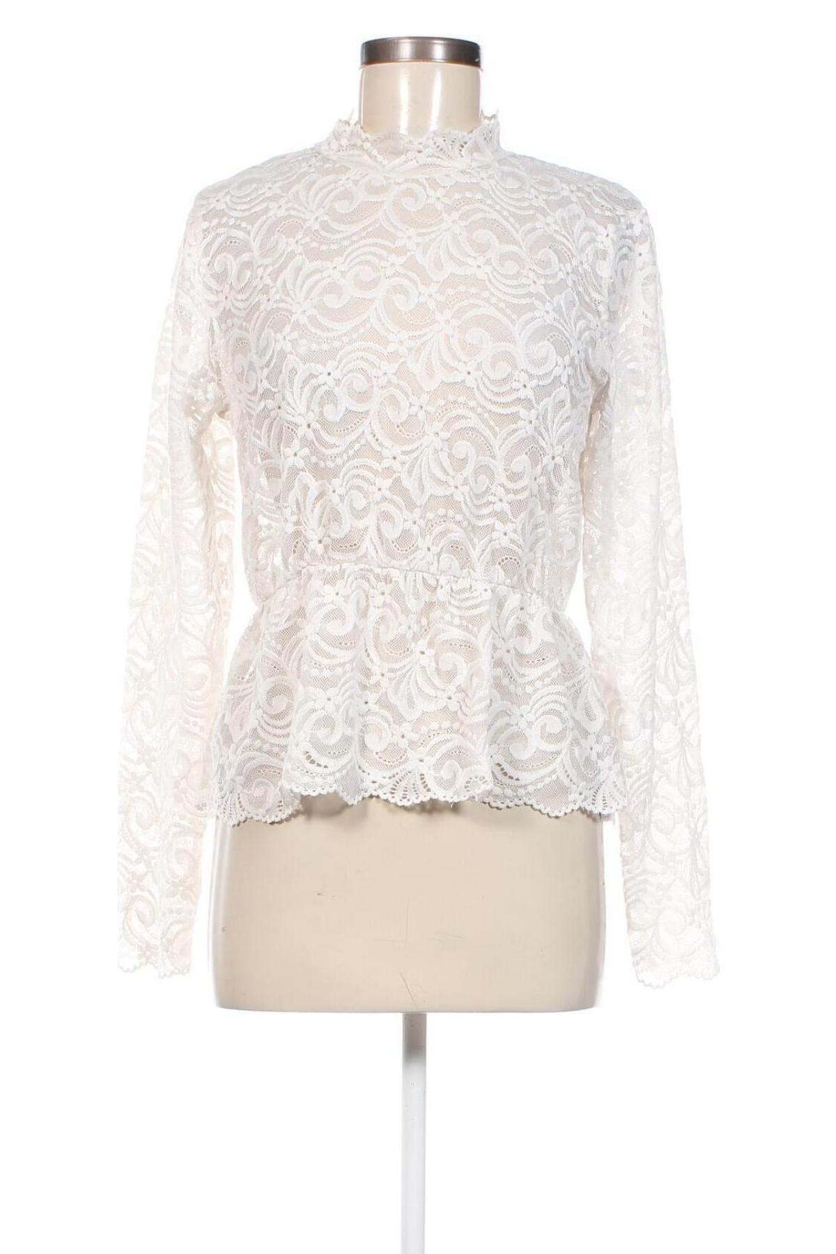 Γυναικεία μπλούζα Bik Bok, Μέγεθος L, Χρώμα Λευκό, Τιμή 11,75 €