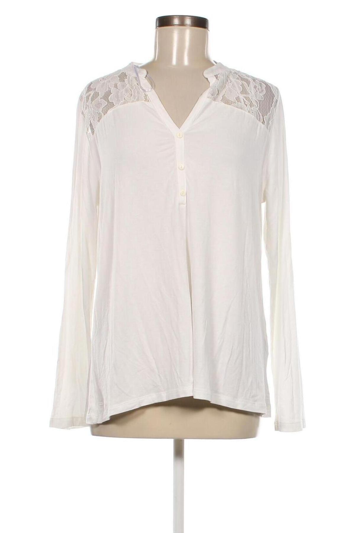 Γυναικεία μπλούζα Body Flirt, Μέγεθος L, Χρώμα Λευκό, Τιμή 4,86 €