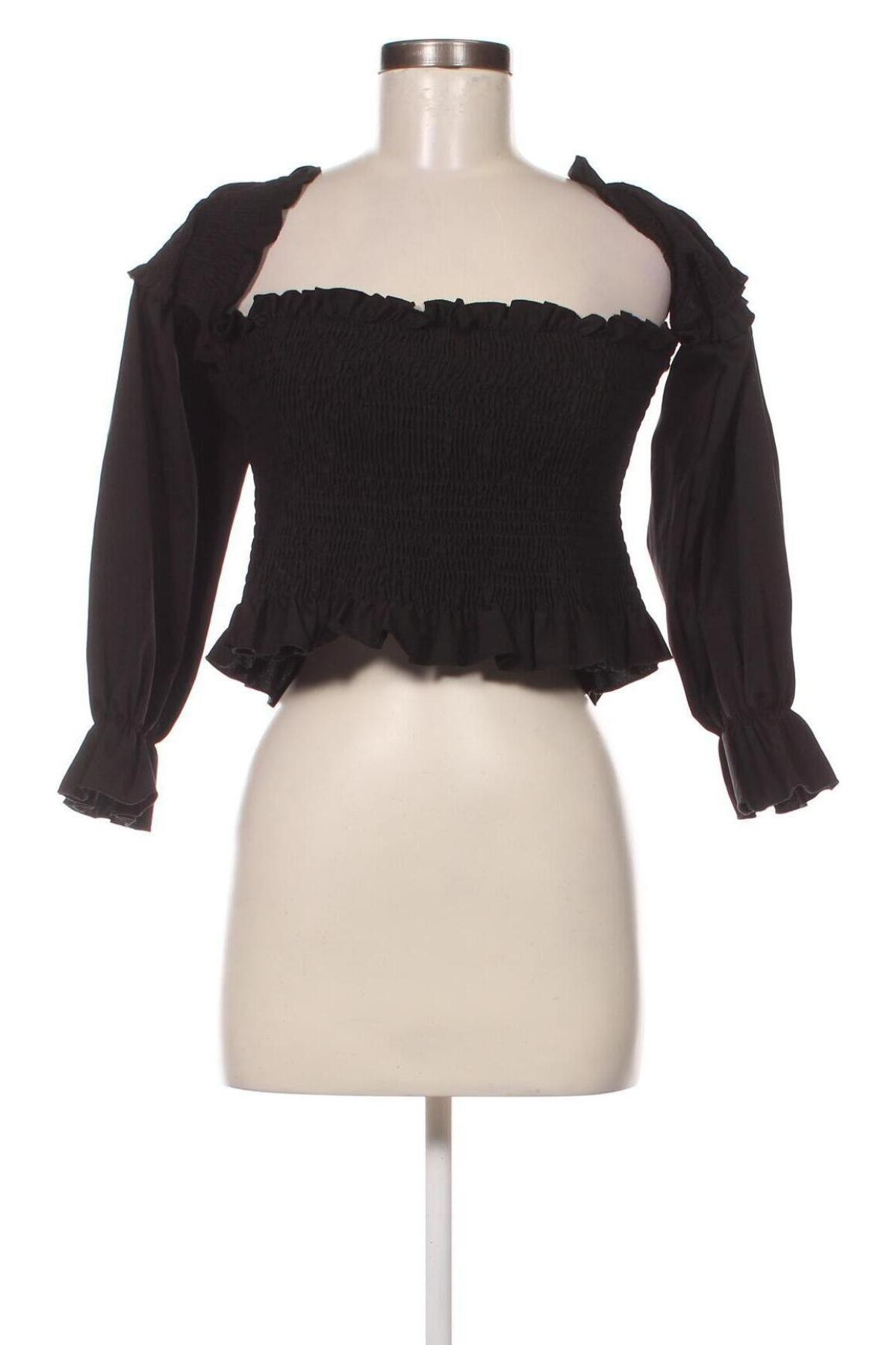 Damen Shirt Boohoo, Größe L, Farbe Schwarz, Preis 3,70 €