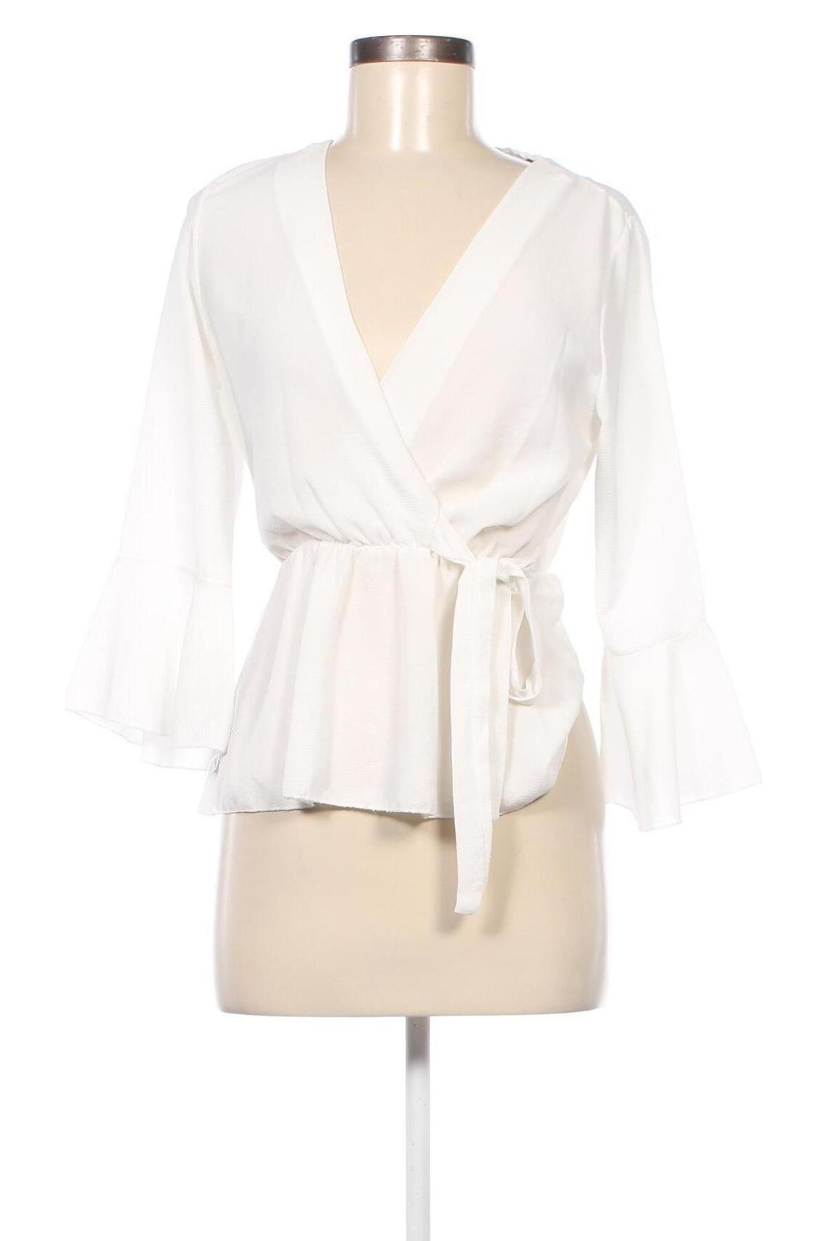 Damen Shirt Boohoo, Größe S, Farbe Weiß, Preis 13,22 €