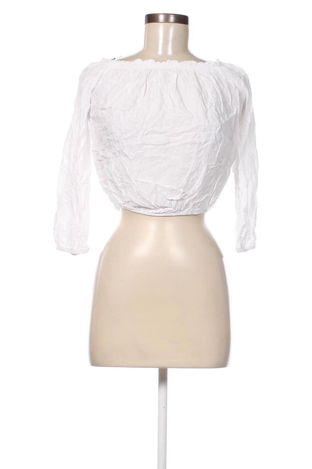 Дамска блуза Brandy Melville, Размер M, Цвят Бял, Цена 4,94 лв.