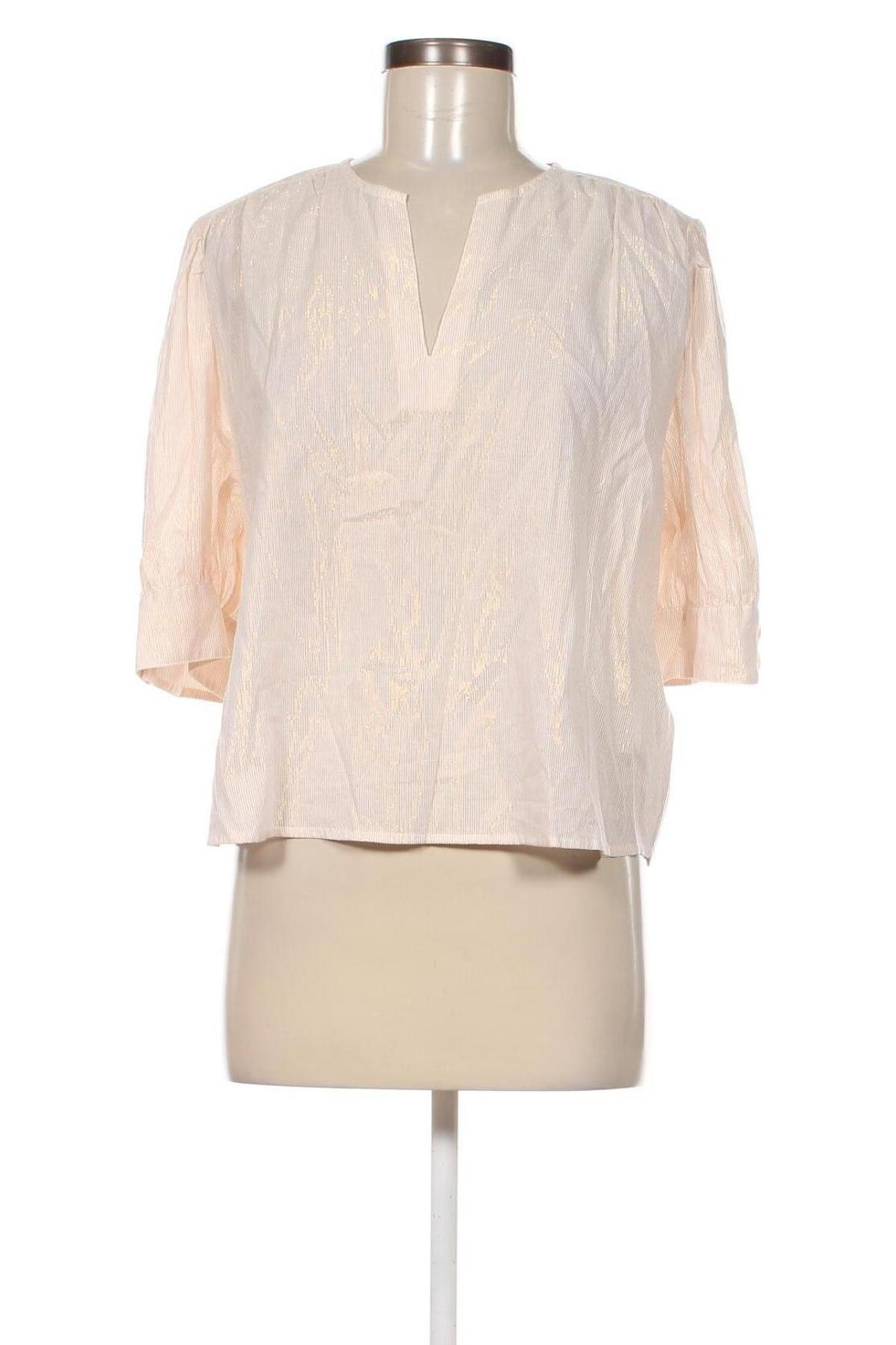 Bluză de femei Camaieu, Mărime XL, Culoare Bej, Preț 35,69 Lei