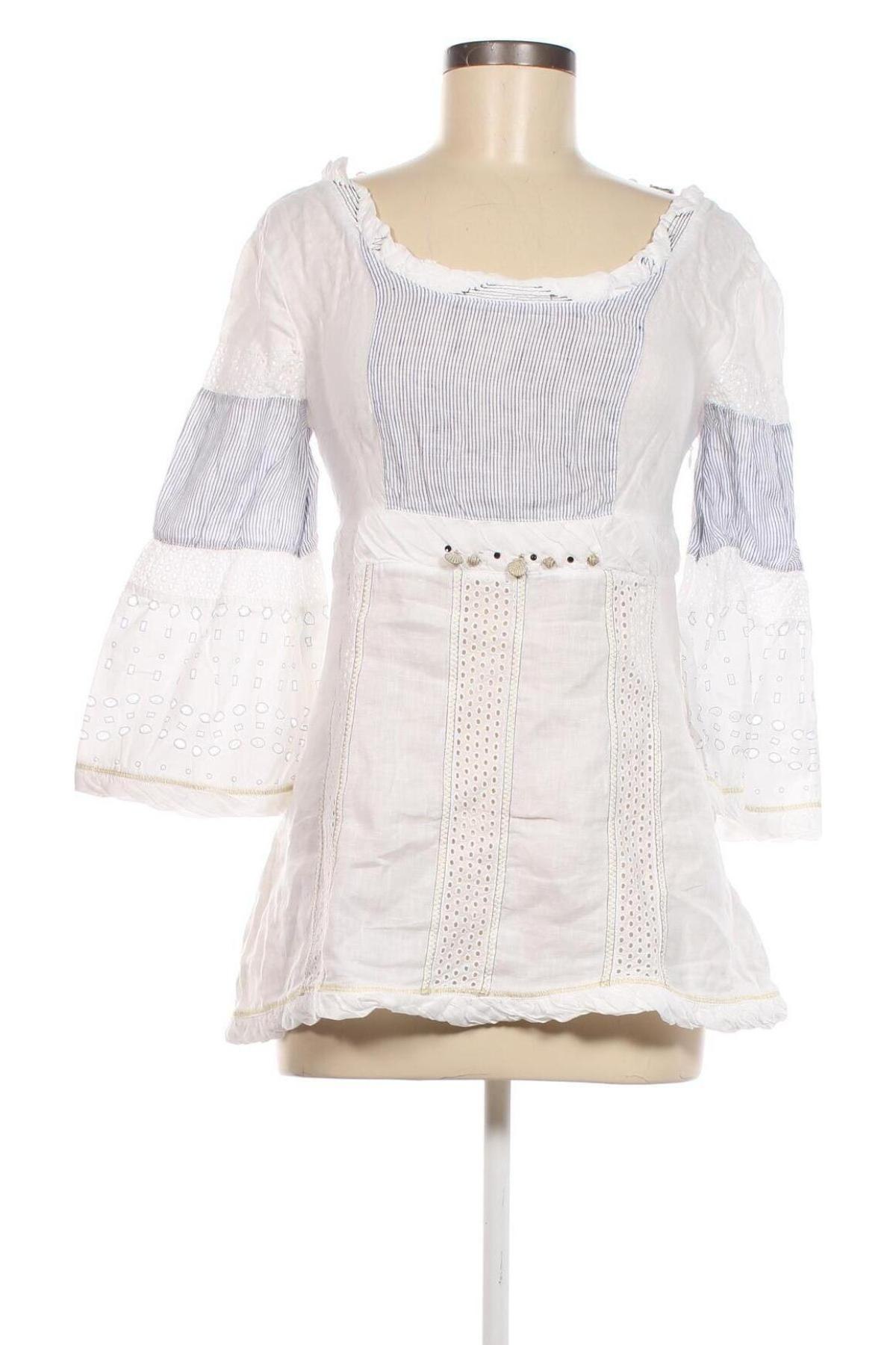 Дамска блуза Elisa Cavaletti, Размер S, Цвят Бял, Цена 35,20 лв.