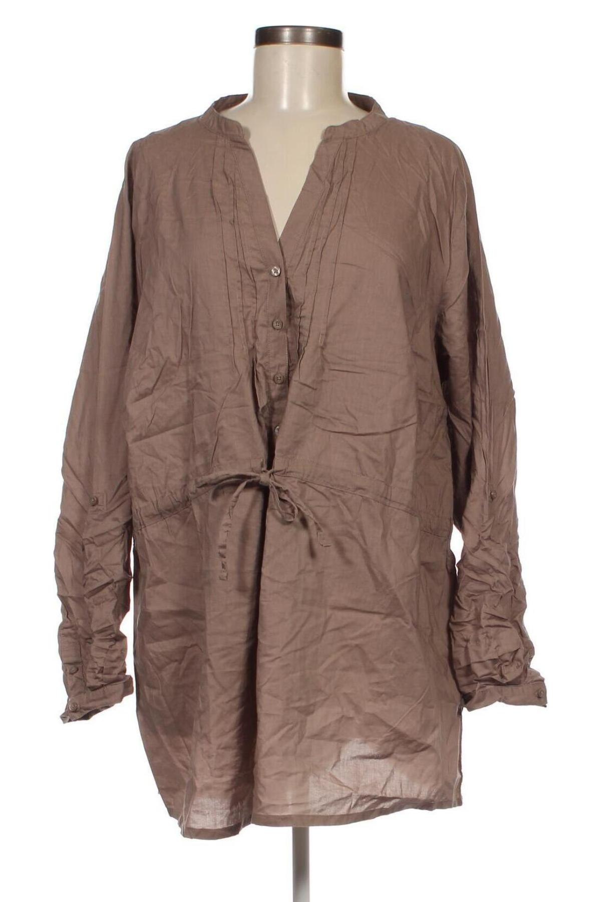 Дамска блуза Giada, Размер 3XL, Цвят Кафяв, Цена 19,00 лв.