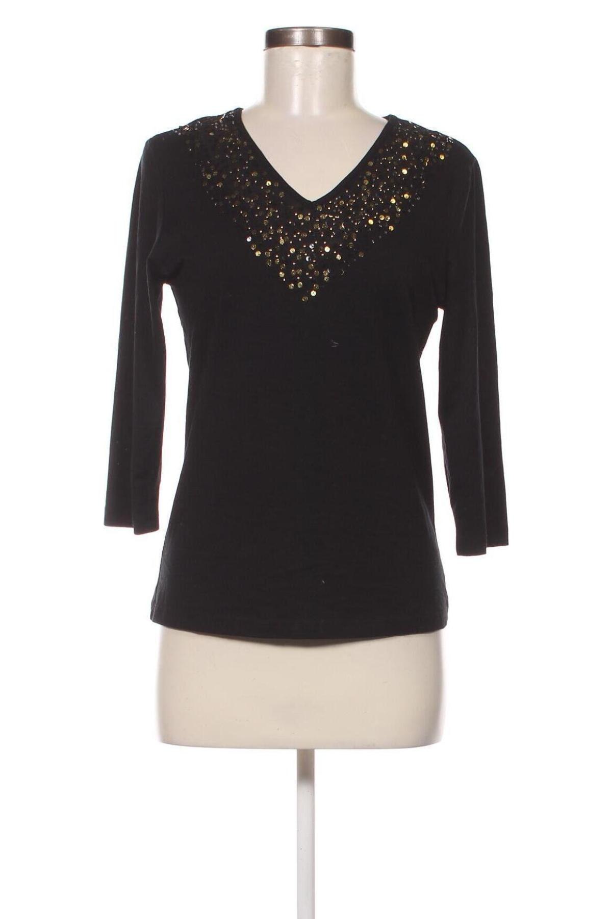 Дамска блуза Gil Bret, Размер M, Цвят Черен, Цена 22,44 лв.