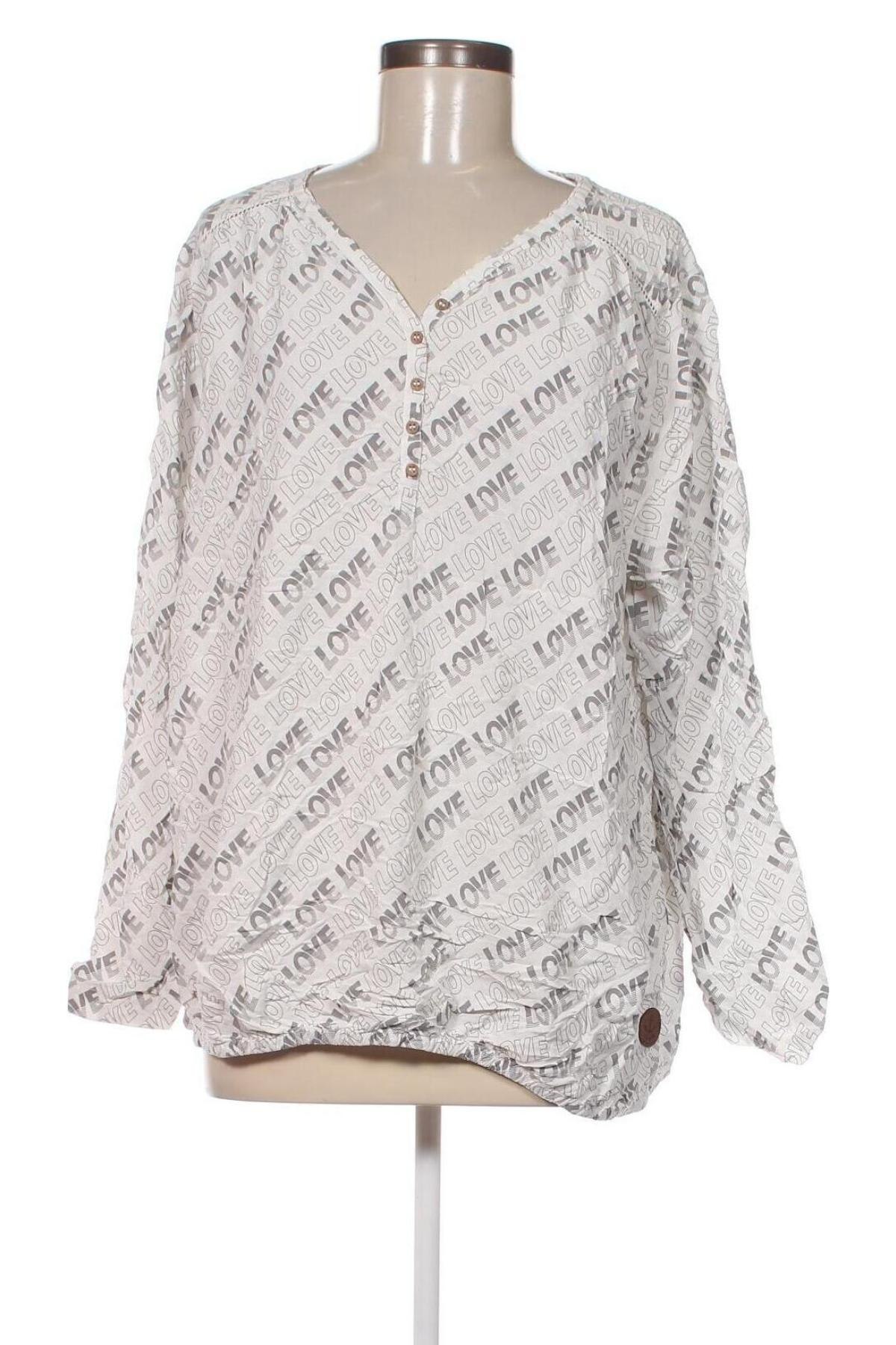 Γυναικεία μπλούζα Gina, Μέγεθος XXL, Χρώμα Λευκό, Τιμή 9,52 €