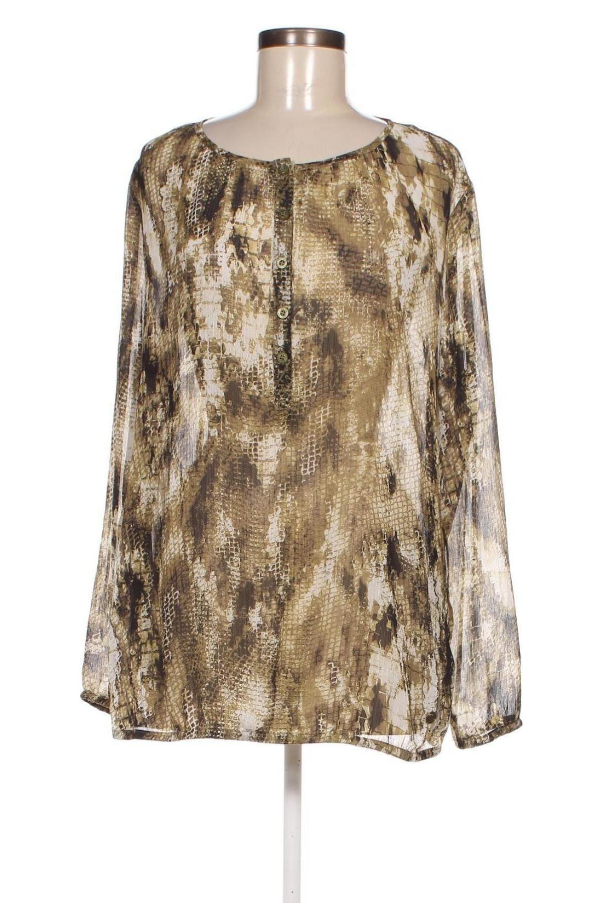 Γυναικεία μπλούζα Gina Laura, Μέγεθος L, Χρώμα Πολύχρωμο, Τιμή 2,97 €