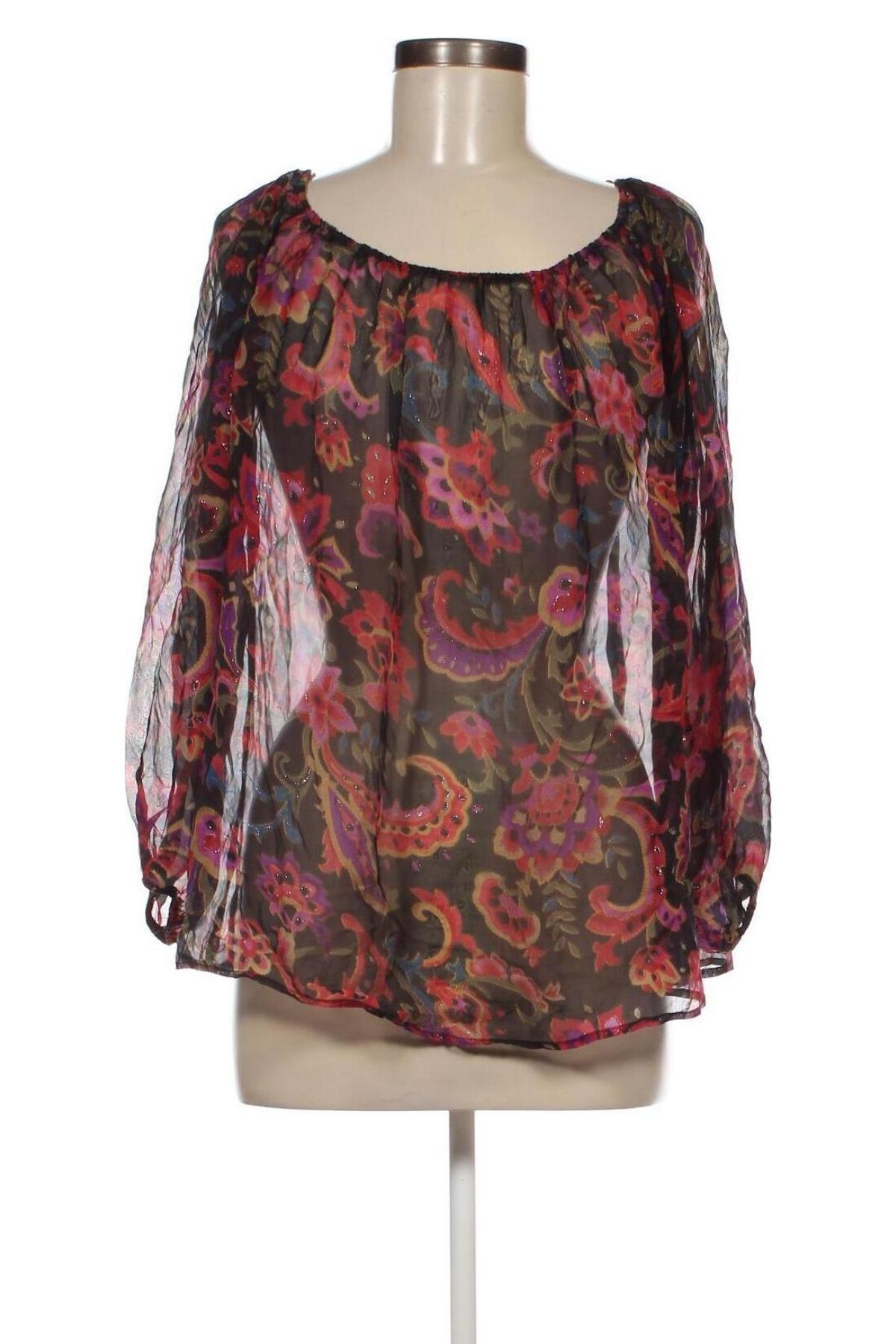 Γυναικεία μπλούζα Glam, Μέγεθος M, Χρώμα Πολύχρωμο, Τιμή 2,08 €