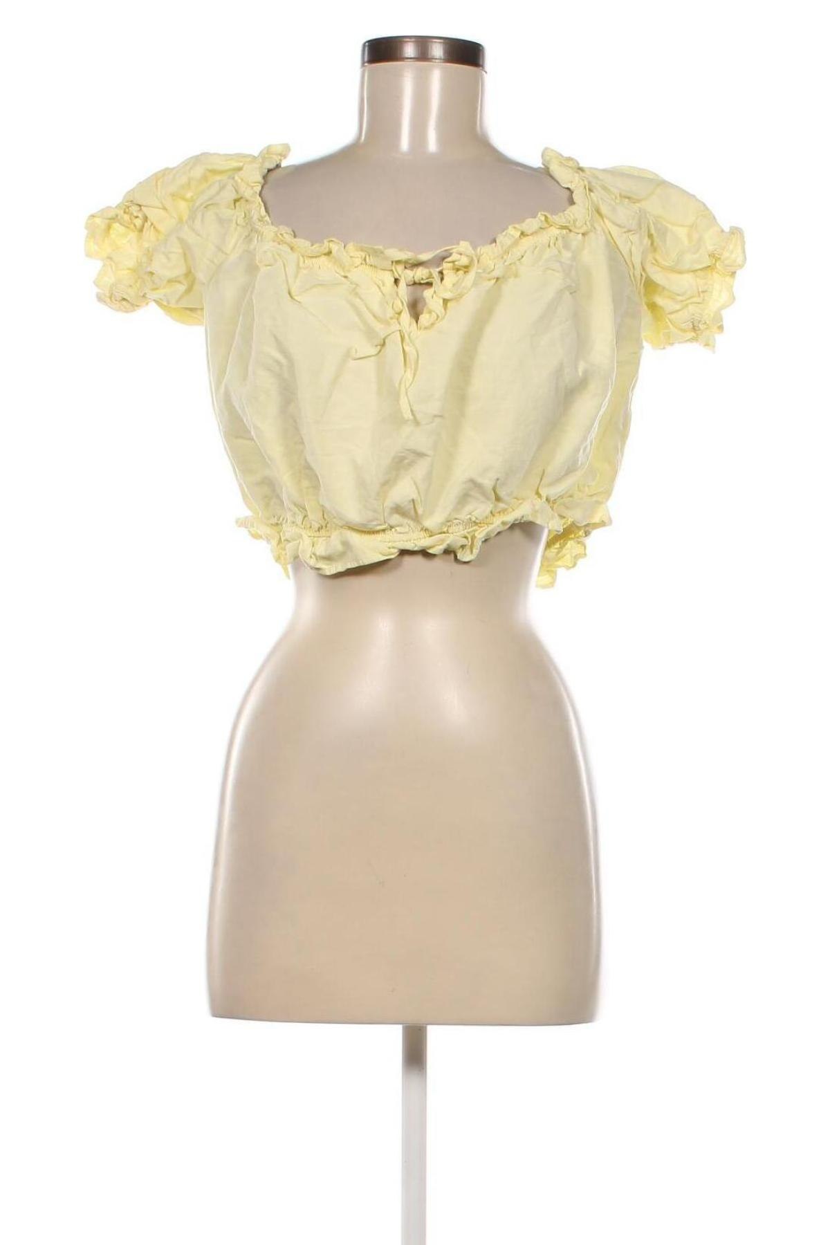 Damen Shirt H&M, Größe XL, Farbe Gelb, Preis 2,69 €