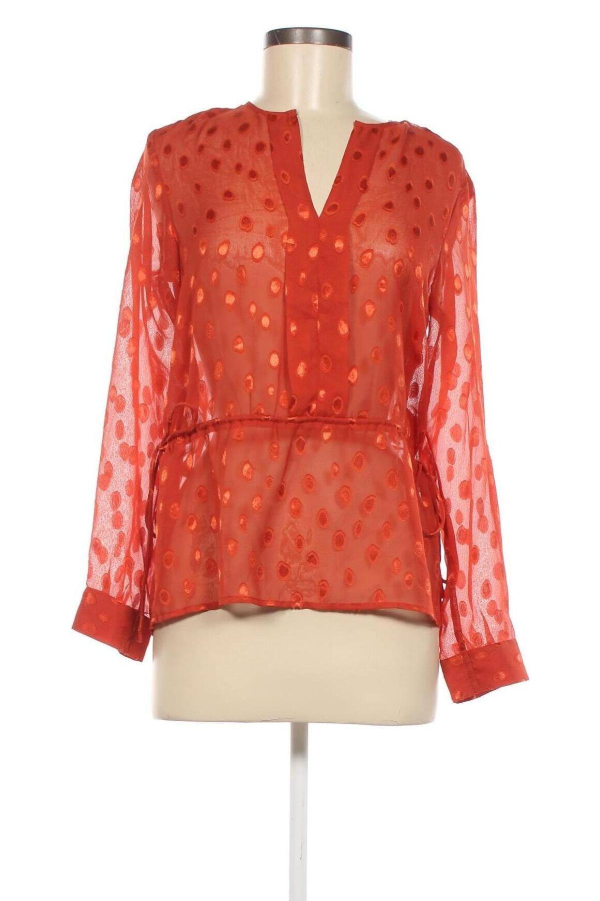 Дамска блуза H&M, Размер S, Цвят Оранжев, Цена 4,18 лв.