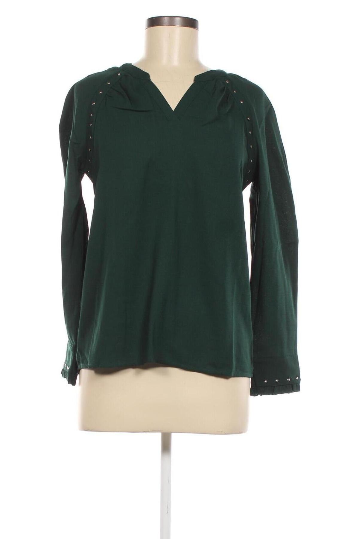 Дамска блуза Irl, Размер S, Цвят Зелен, Цена 9,30 лв.