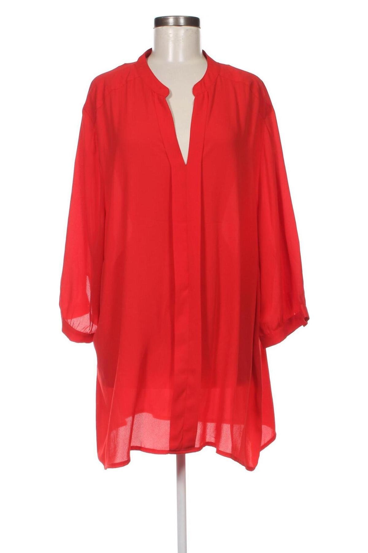 Damen Shirt Janina, Größe 4XL, Farbe Rot, Preis € 13,22