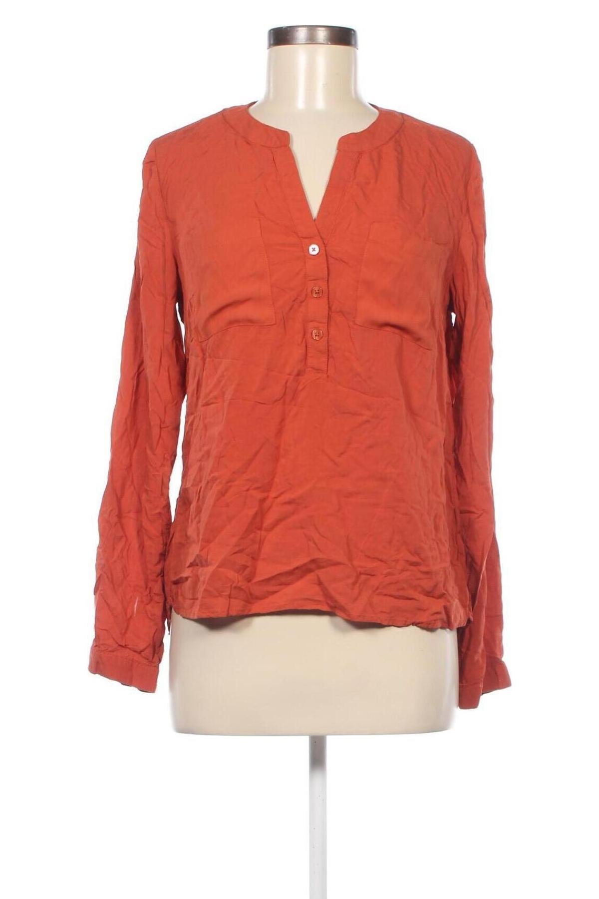 Damen Shirt Jean Pascale, Größe S, Farbe Orange, Preis 2,12 €