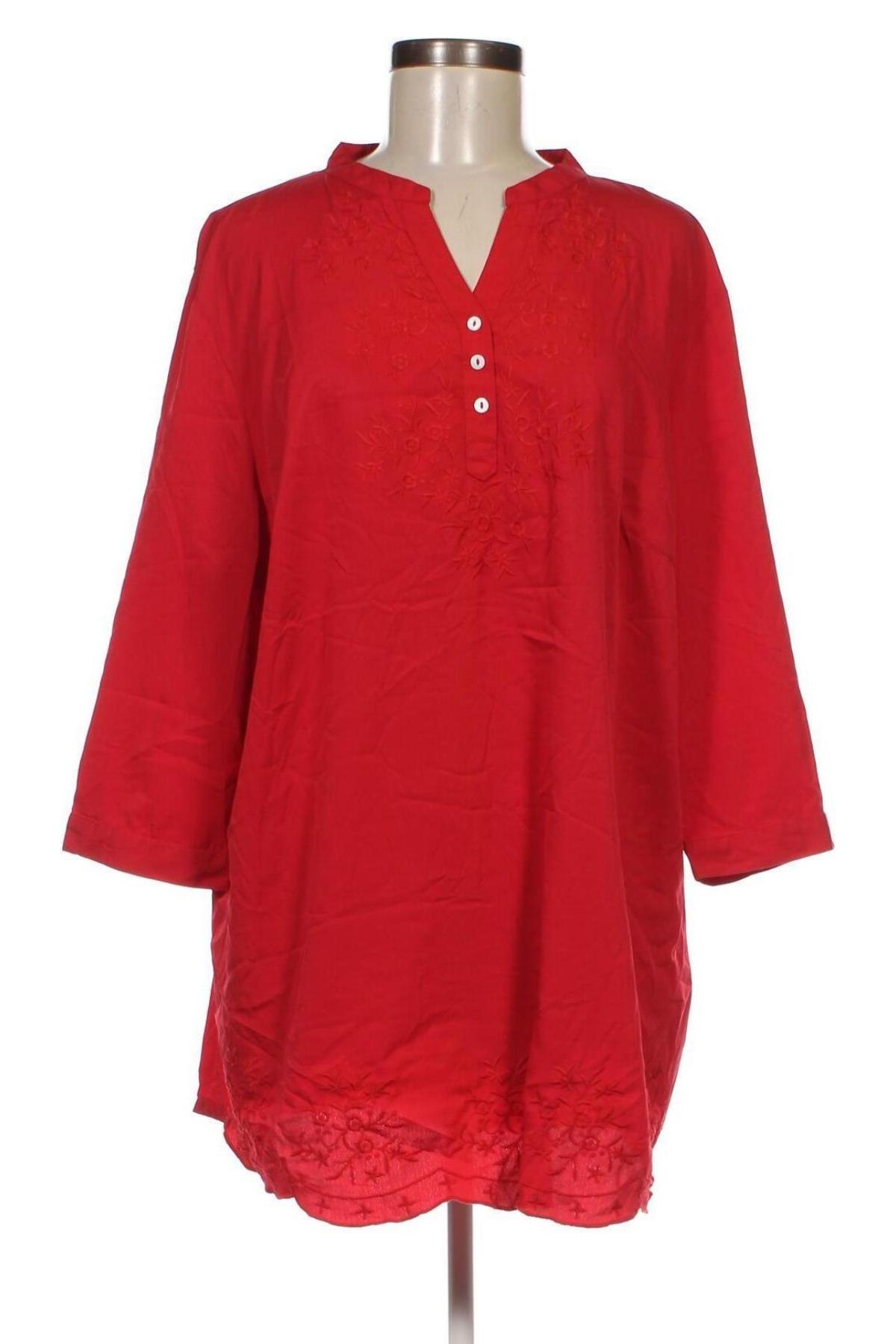 Damen Shirt Laura Torelli, Größe XXL, Farbe Rot, Preis 13,22 €
