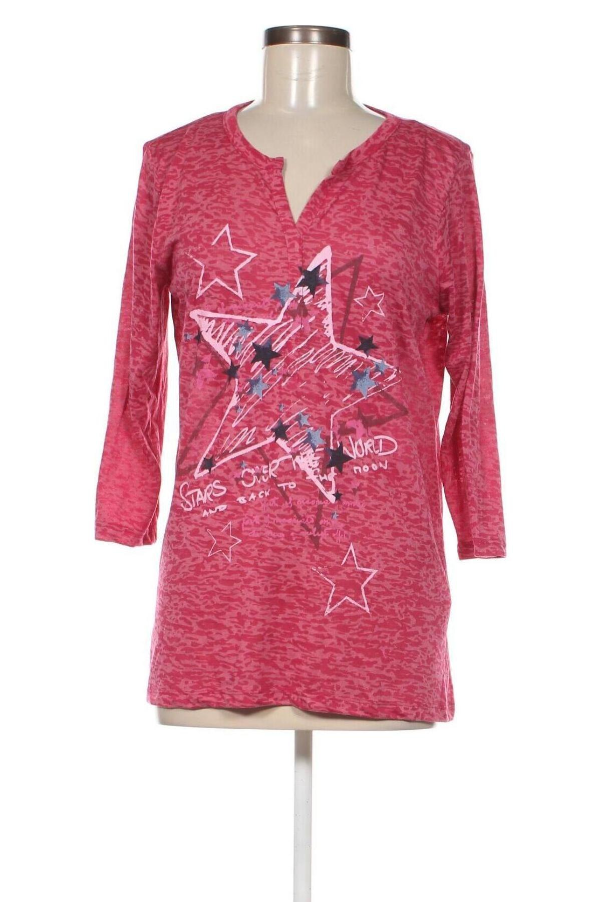 Дамска блуза Laura Torelli, Размер M, Цвят Розов, Цена 19,00 лв.