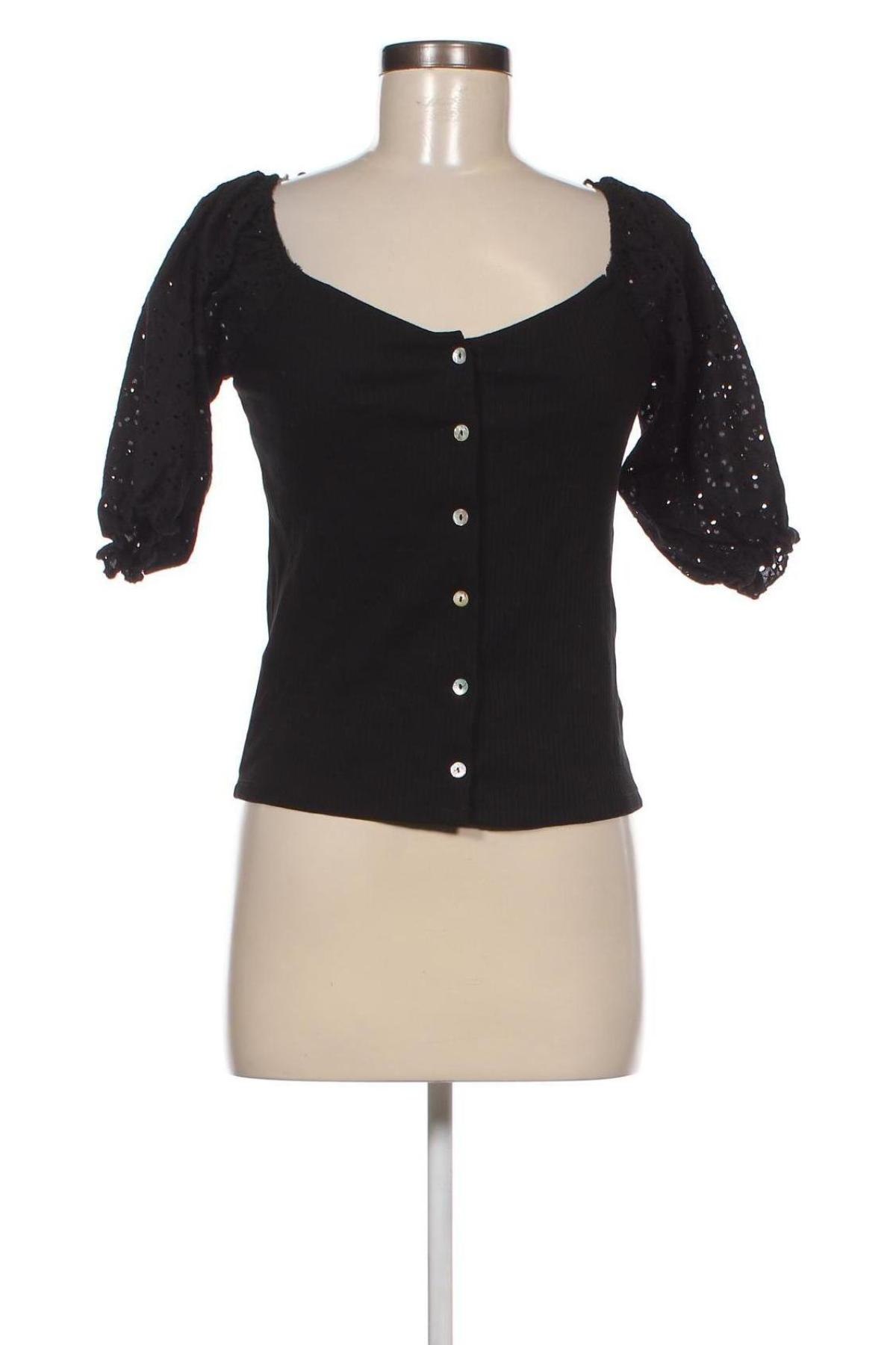 Γυναικεία μπλούζα Mango, Μέγεθος L, Χρώμα Μαύρο, Τιμή 12,37 €