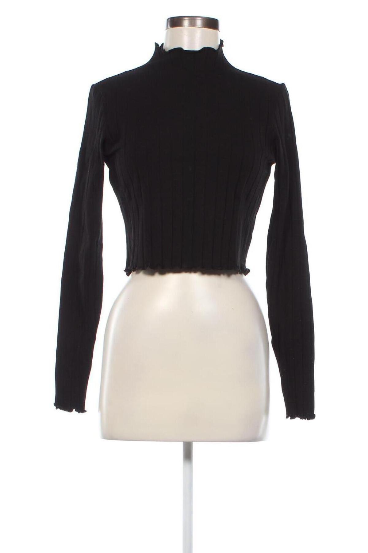 Γυναικεία μπλούζα Monki, Μέγεθος XL, Χρώμα Μαύρο, Τιμή 4,69 €