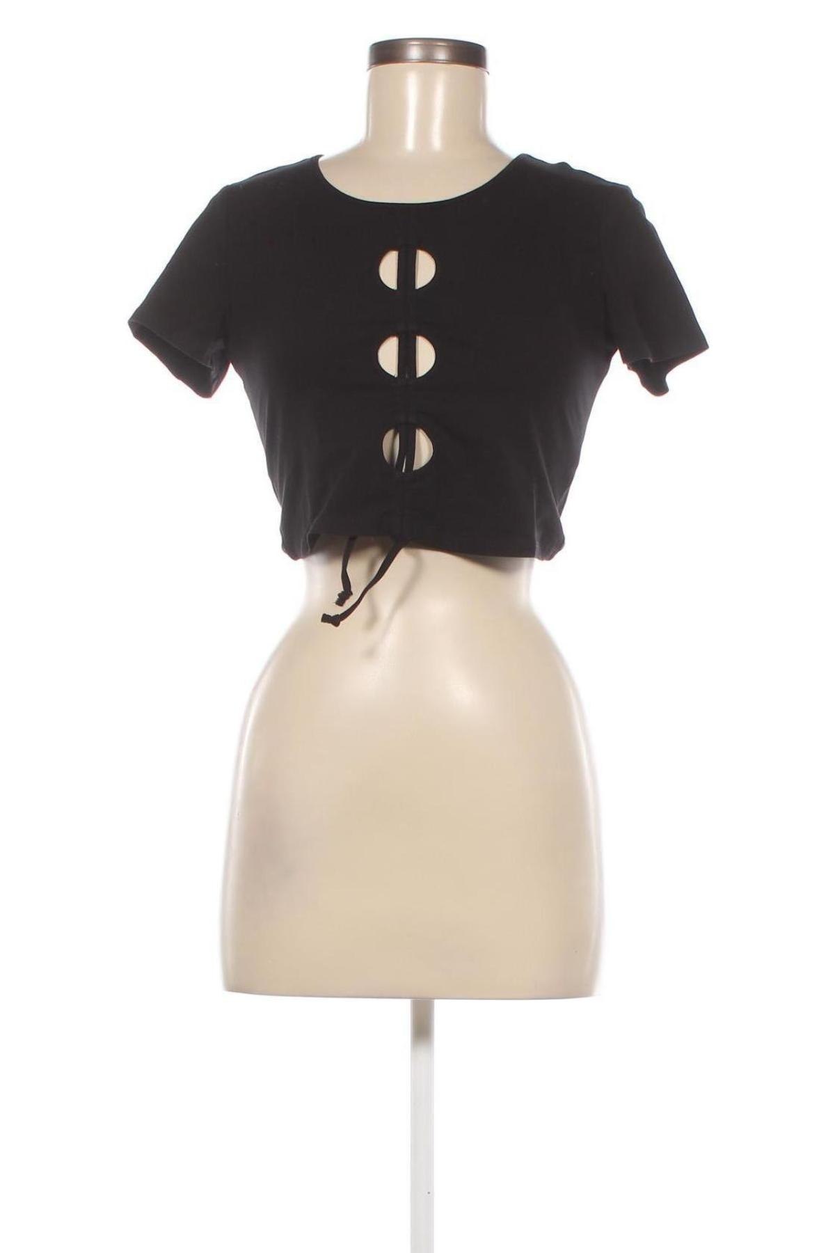 Γυναικεία μπλούζα Monki, Μέγεθος M, Χρώμα Μαύρο, Τιμή 10,06 €