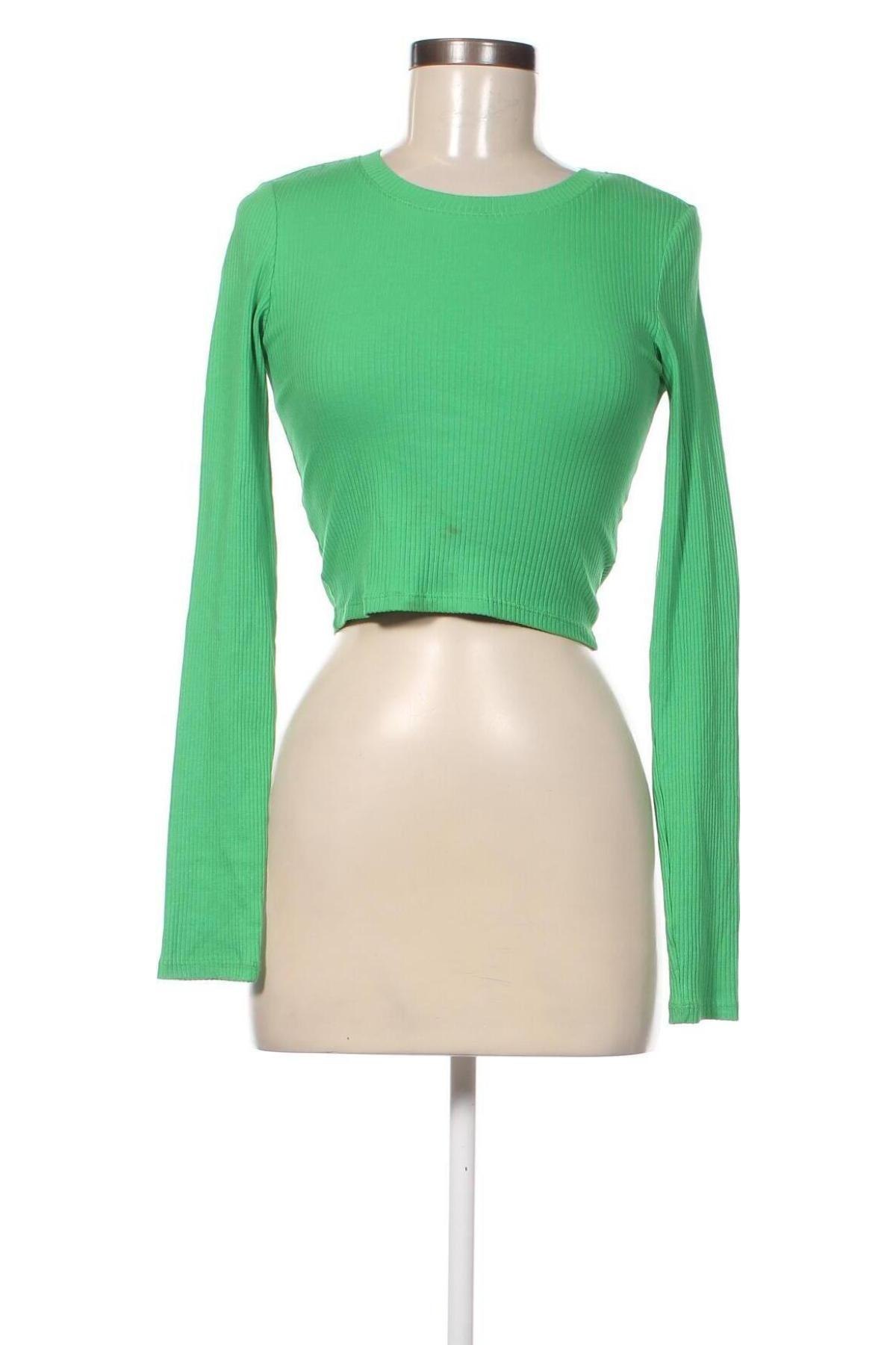Дамска блуза Monki, Размер S, Цвят Зелен, Цена 26,00 лв.