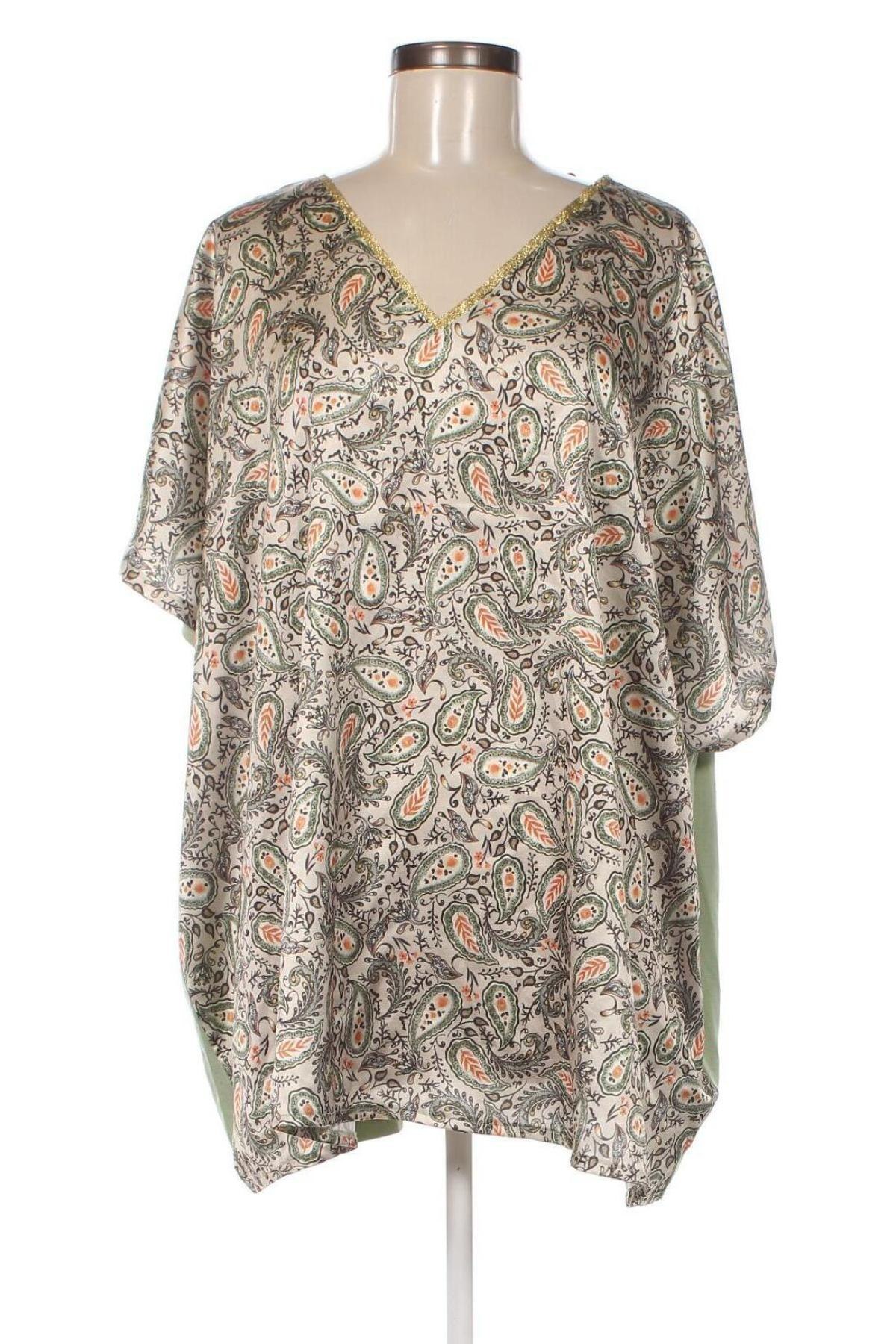 Дамска блуза Ms Mode, Размер 3XL, Цвят Многоцветен, Цена 19,00 лв.