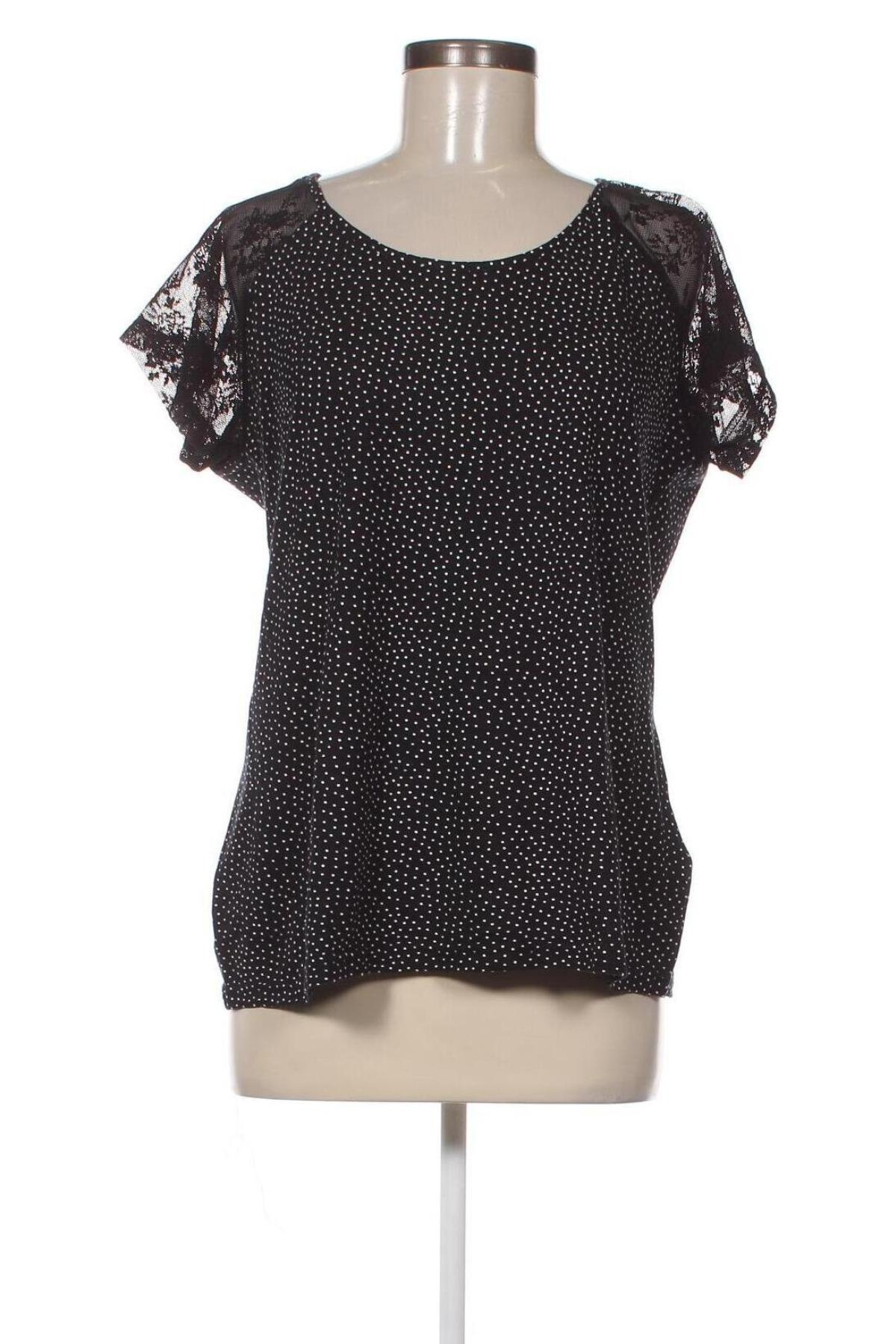 Γυναικεία μπλούζα Ms Mode, Μέγεθος L, Χρώμα Μαύρο, Τιμή 10,00 €