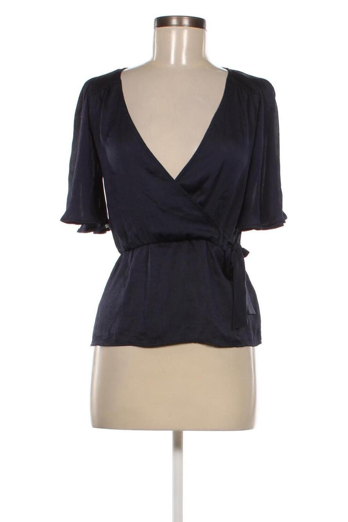 Γυναικεία μπλούζα Naf Naf, Μέγεθος XS, Χρώμα Μπλέ, Τιμή 44,54 €