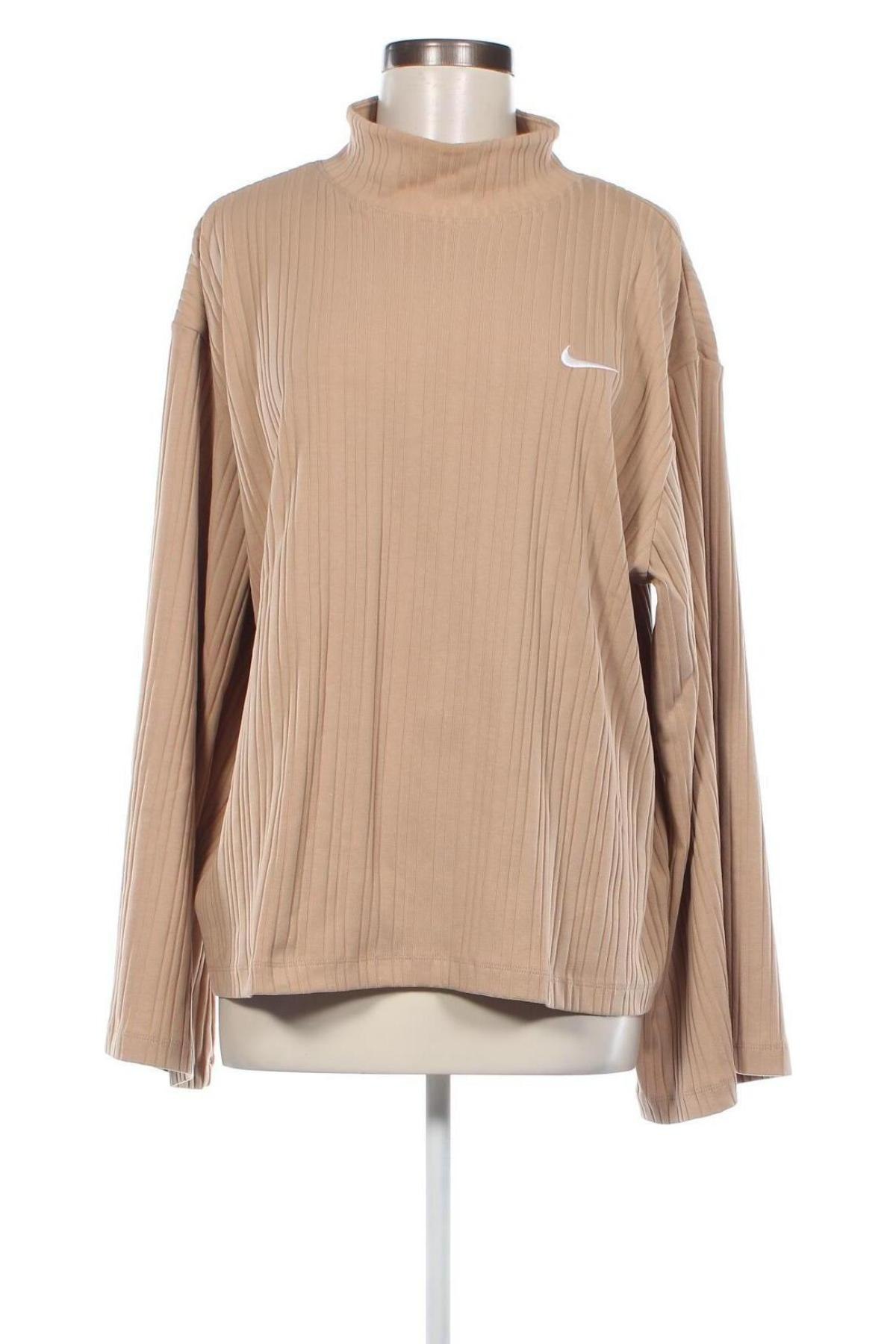 Γυναικεία μπλούζα Nike, Μέγεθος XL, Χρώμα  Μπέζ, Τιμή 37,11 €